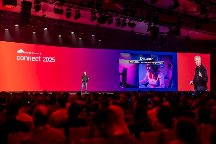 Cloudflare leadership presenting the product roadmap at Connect 2025